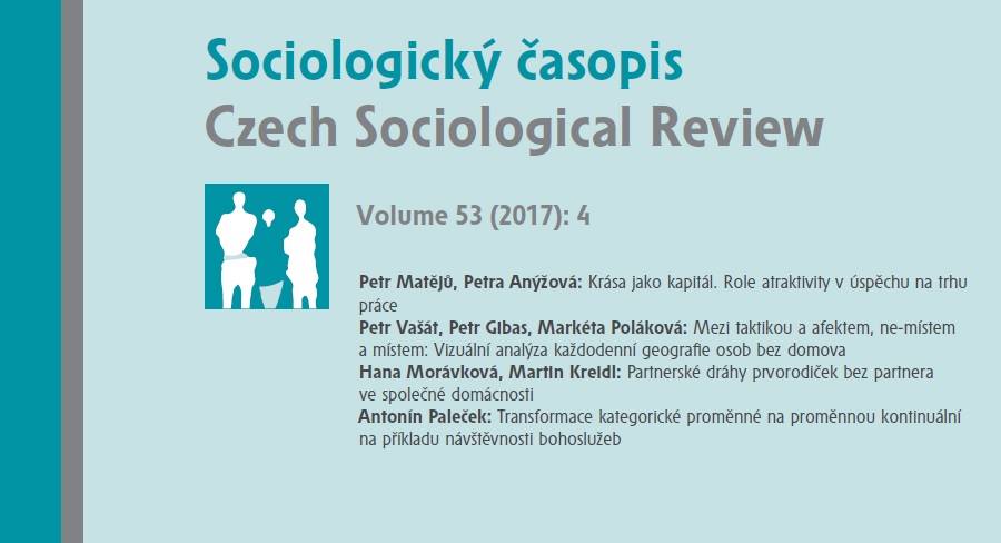 Mezi taktikou a afektem, ne-místem a místem: Vizuální analýza každodenní geografie osob bez domova