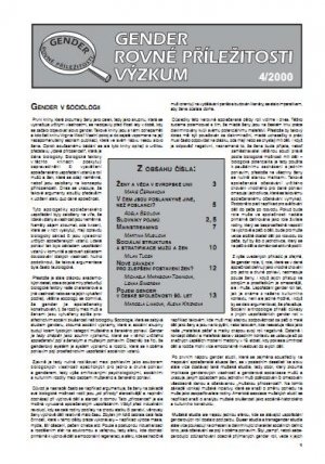 Gender v sociologii
