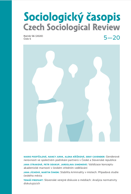 Gender inequalities within copreneurships in the Czech and Slovak Republics