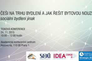 ČEŠI NA TRHU BYDLENÍ A JAK ŘEŠIT BYTOVOU NOUZI sociální bydlení jinak