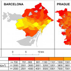 Figure 1. Spatial-economic segmentation of the destination cities.