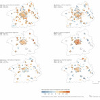 Figure 4.8: Net internal and international migration rates of Ukrainians, Russians and Vietnamese in Prague and the Central Bohemian Region, average 2012–2018.