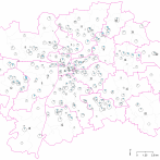 Mapa 1. Podíl žáků cizinců na základních školách v Praze