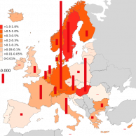 Asylum applicants in Europe between 1 January and 31 December 2015